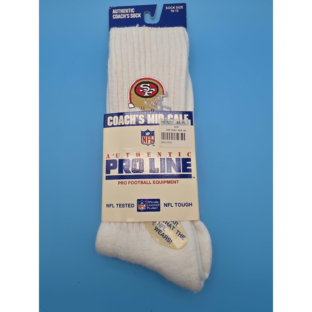 Vintage Pro Line NFL San Fransisco 49ers Issue Authentic Coach's Mid Calf 10-13